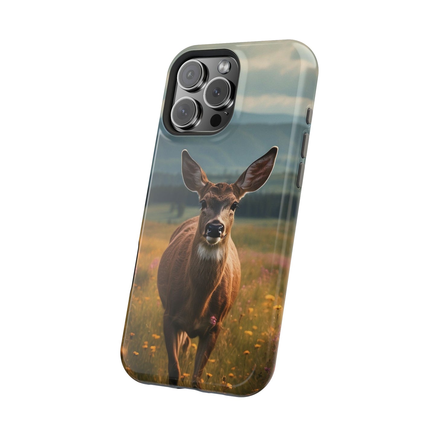 Rustic Meadow Deer – MagSafe iPhone Case