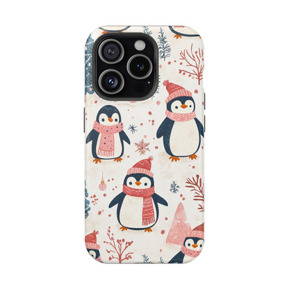 Penguin Paradise – Christmas Cheer MagSafe iPhone Case