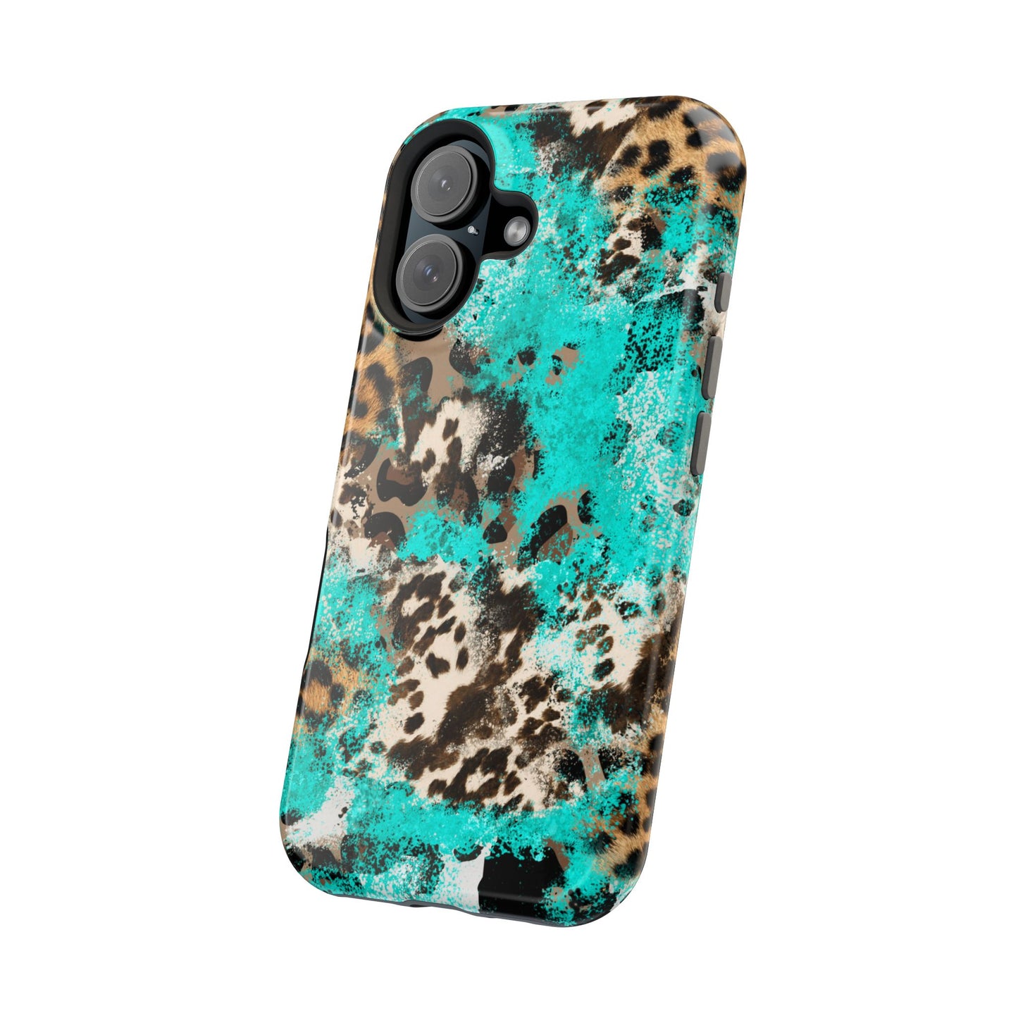 Aqua Splash Leopard - MagSafe iPhone Series Case