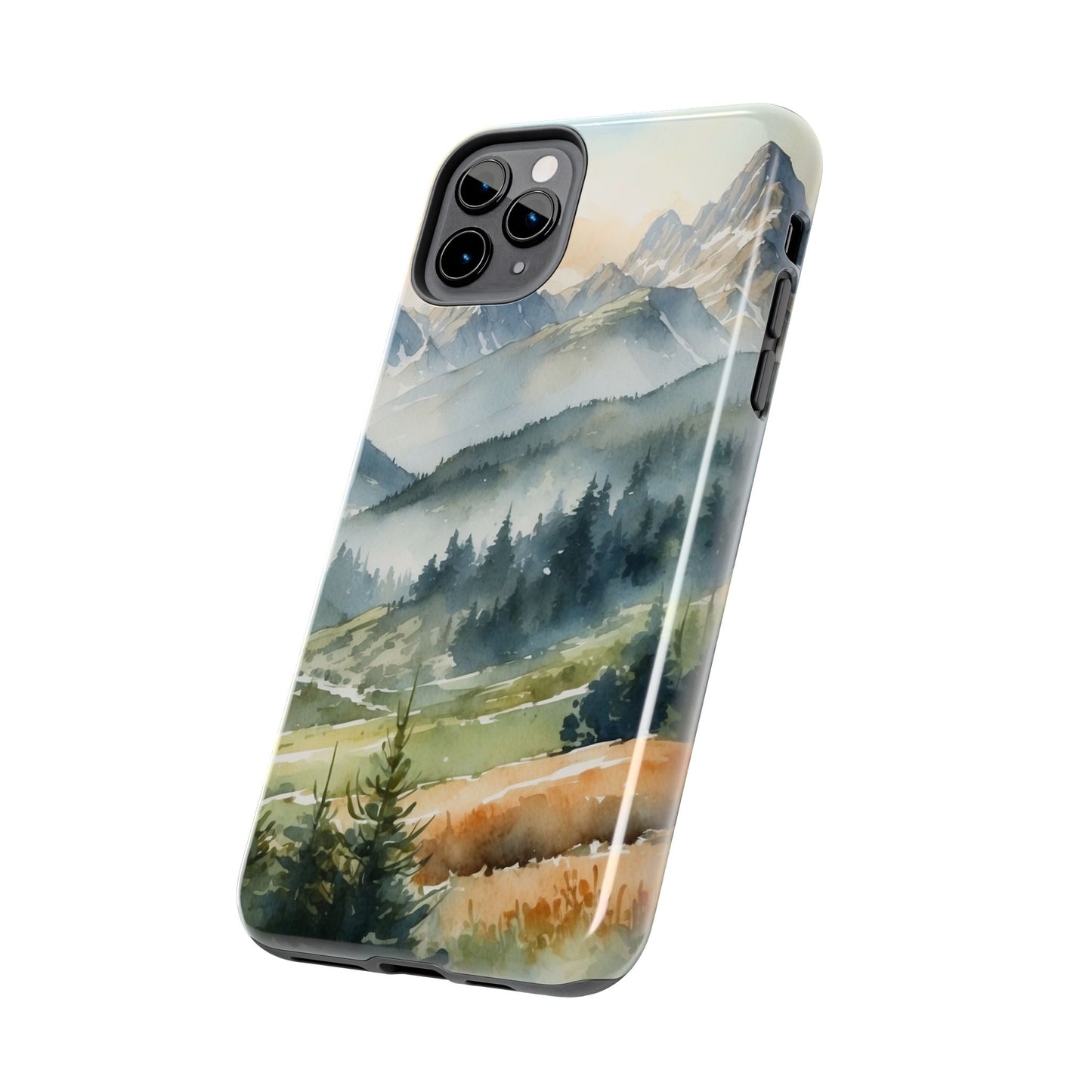 Serene Alpine Forest - iPhone Case