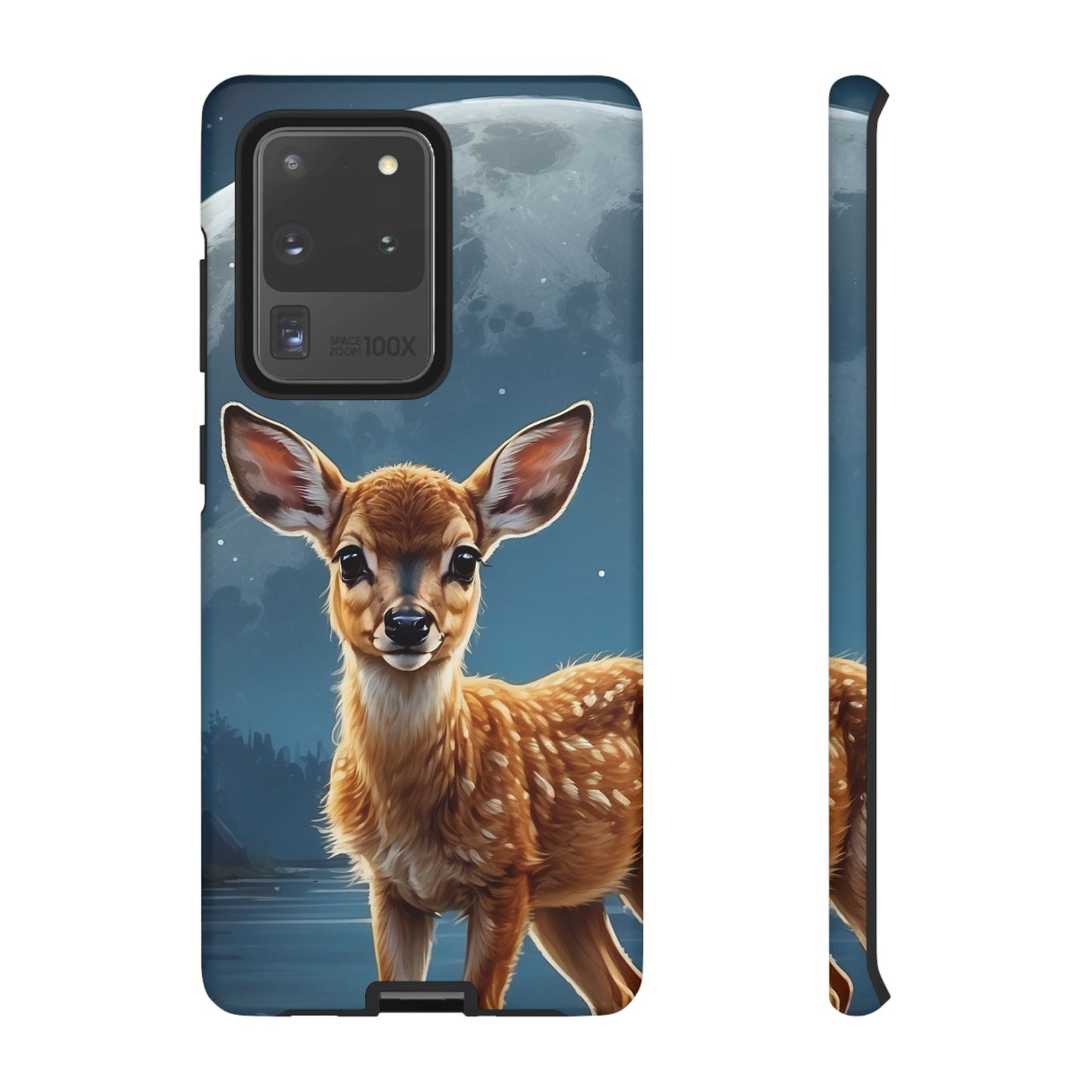 Samsung Galaxy Case – Enchanted Fawn Under the Moonlit Sky