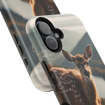 Whimsical Fawn in a Sunlit Forest MagSafe iPhone Case