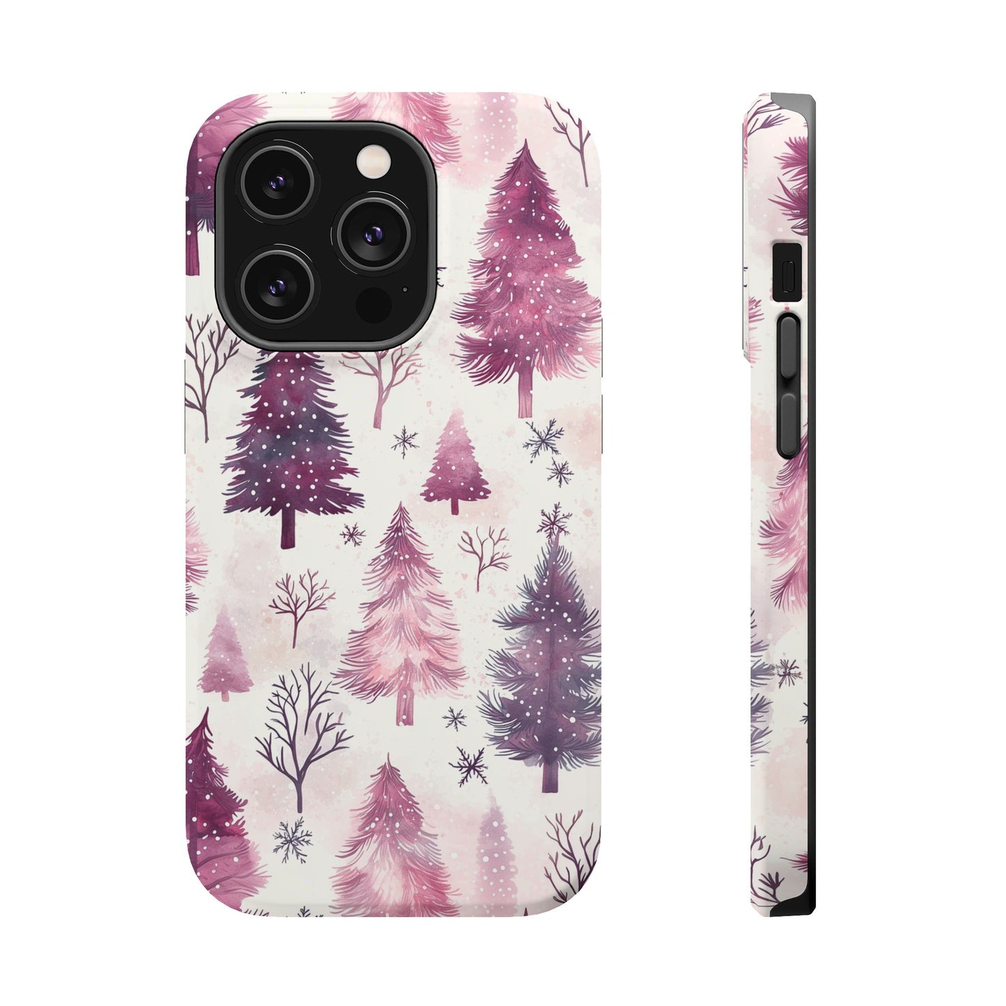 Winter Wonderland Purple Christmas Trees –  MagSafe iPhone Series Case