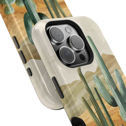 Desert Oasis Cactus iPhone Case