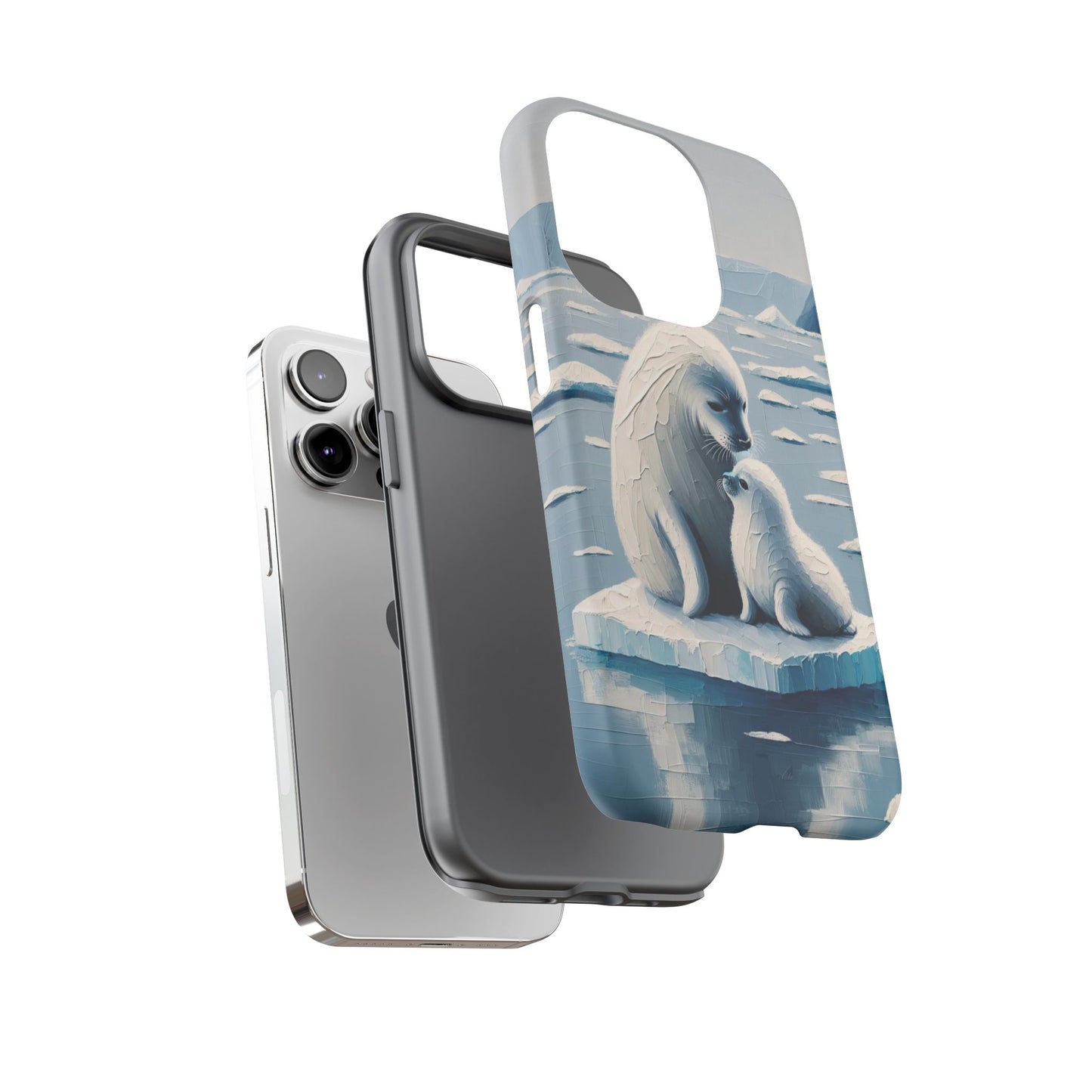 Arctic Serenity Seal iPhone Case