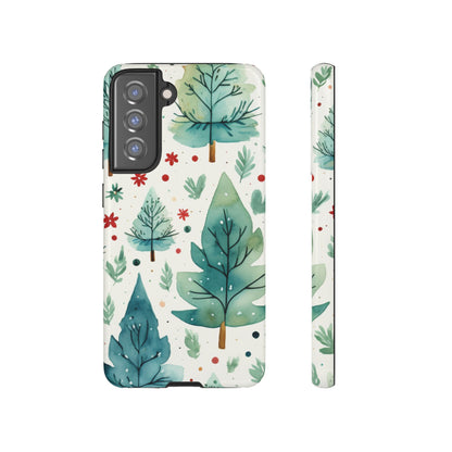 Watercolor Winter Forest -  Samsung Galaxy Series Case