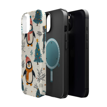 Snowy Christmas Cheer MagSafe iPhone Case