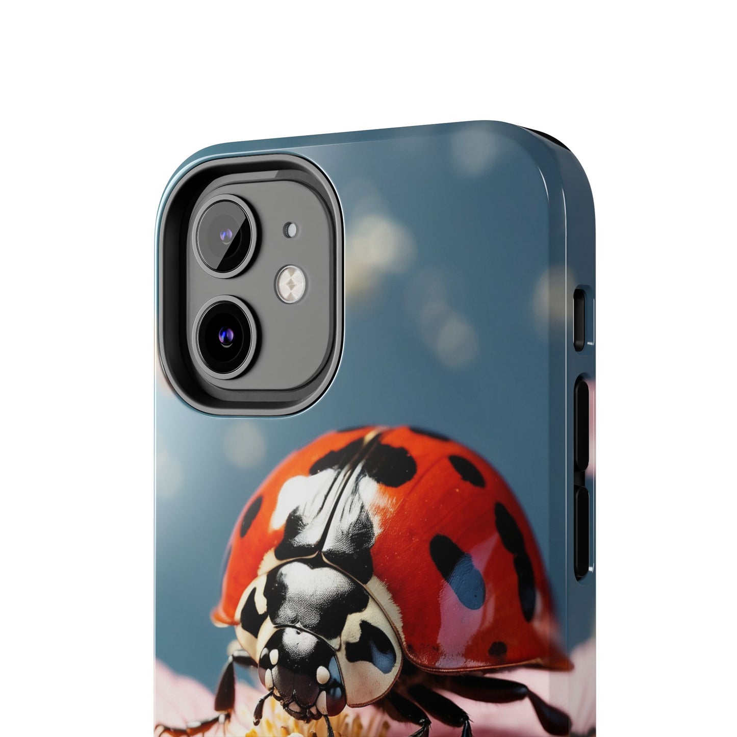 iPhone Case: Floral Ladybug Delight