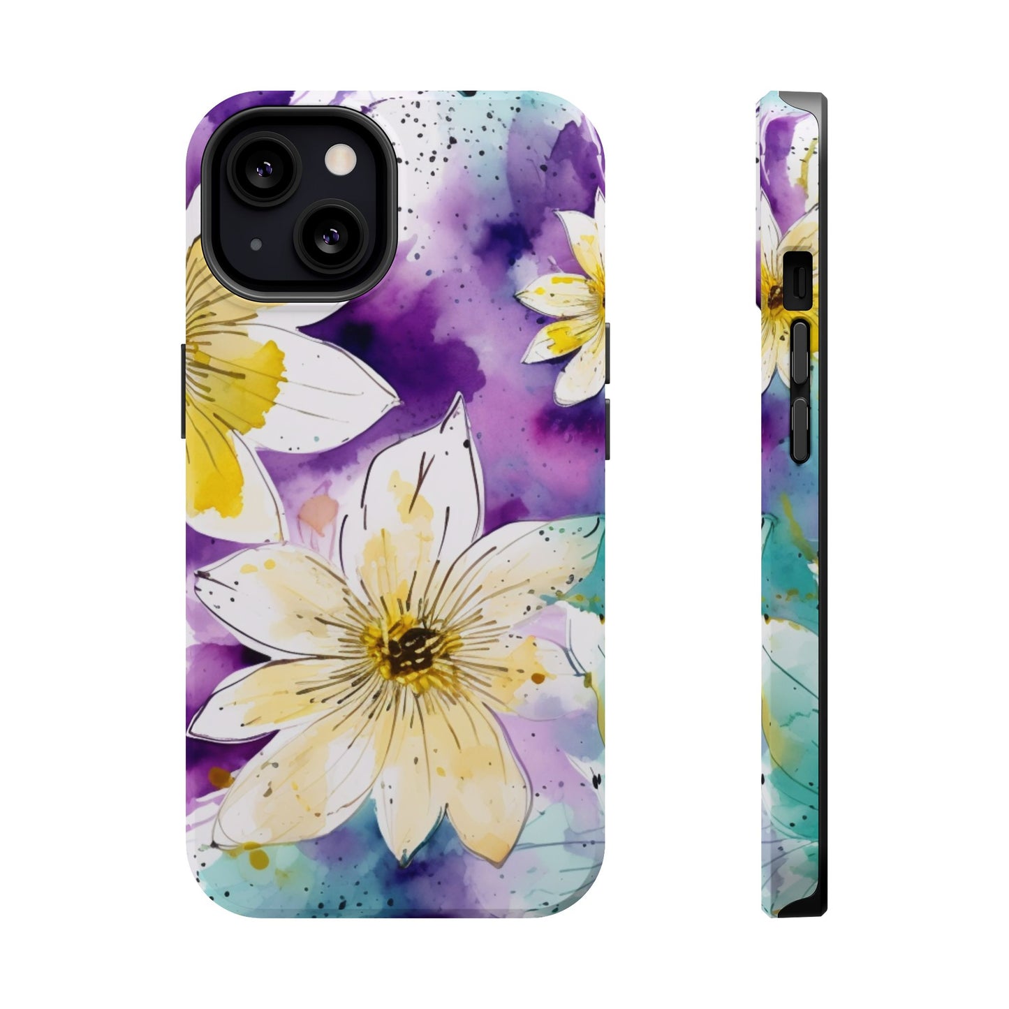 Abstract Floral Watercolor Splash - MagSafe iPhone Series Case