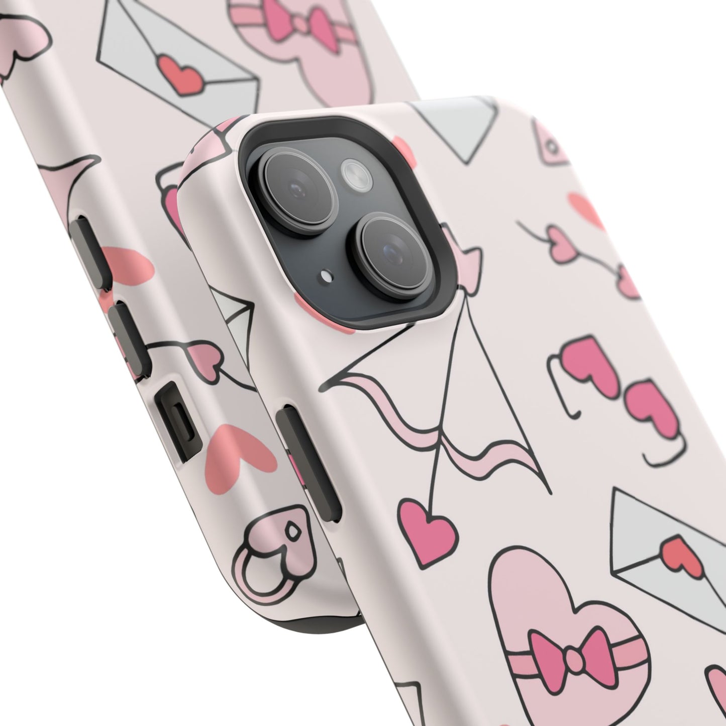 Valentine's Day Scribbles MagSafe iPhone Case