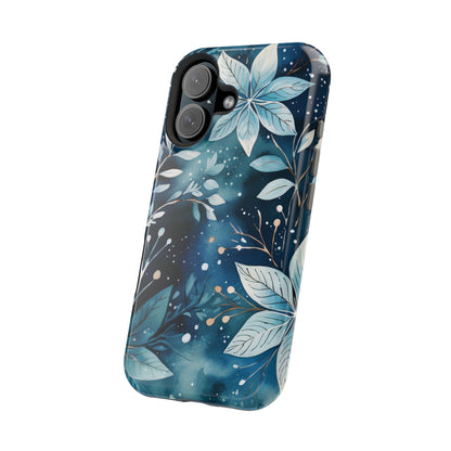 Midnight Frost Botanical – MagSafe iPhone Case