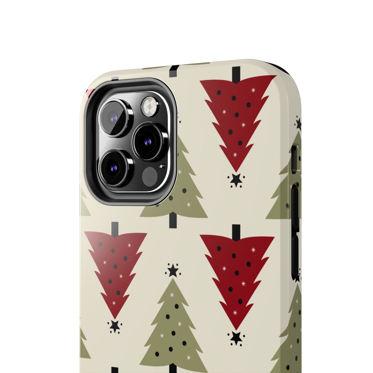 Retro Christmas Trees Pattern - iPhone Series Case