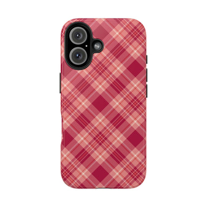 Rustic Red Plaid – iPhone Series Case