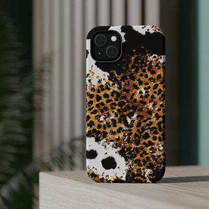 Bold Leopard Ink Splash - MagSafe iPhone Series Case