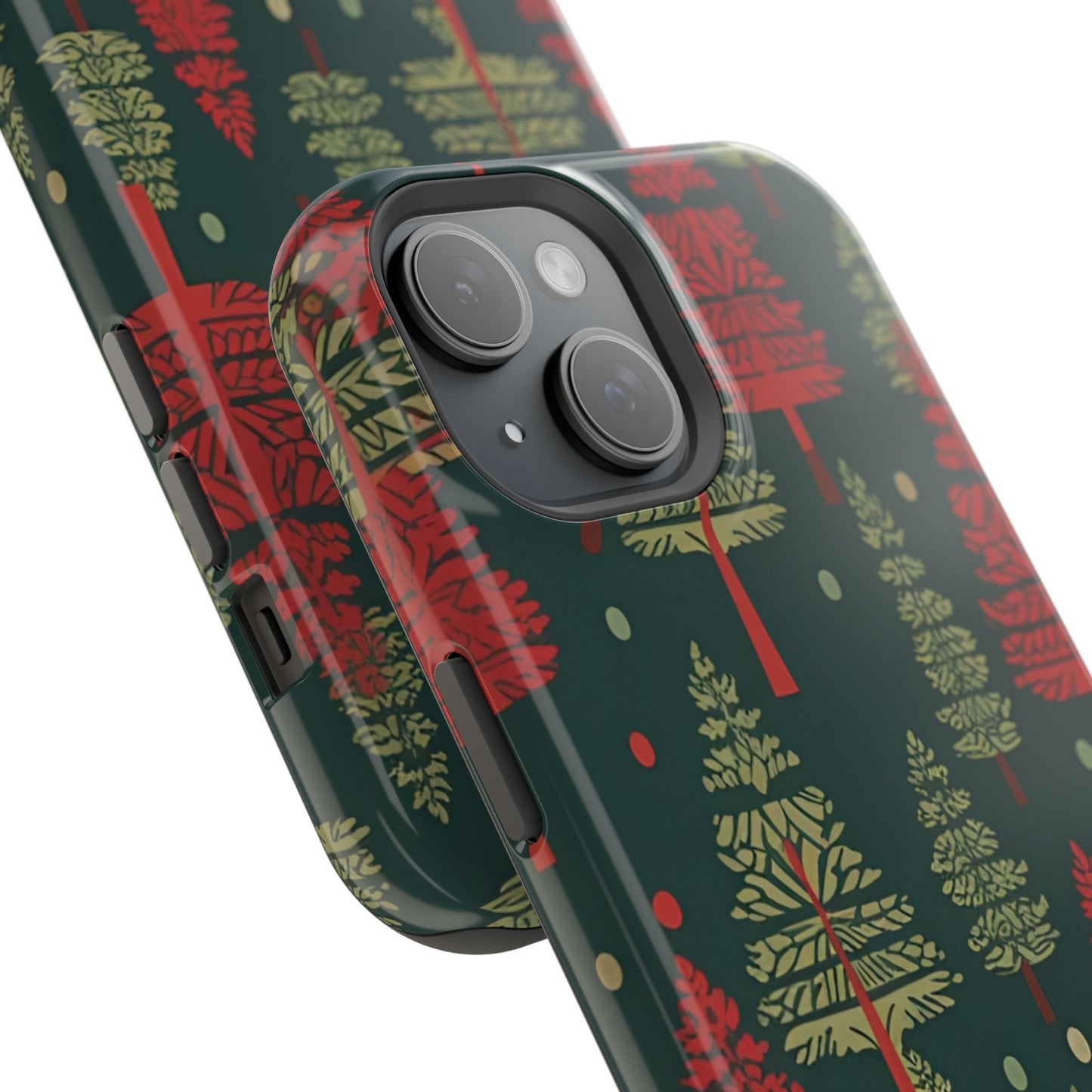 Retro Christmas Trees Pattern -  MagSafe iPhone Series Case