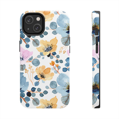 Spring Radiance – iPhone Series Case with Bright Watercolor Flowers