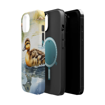 Graceful Duck Reflection – MagSafe iPhone Case