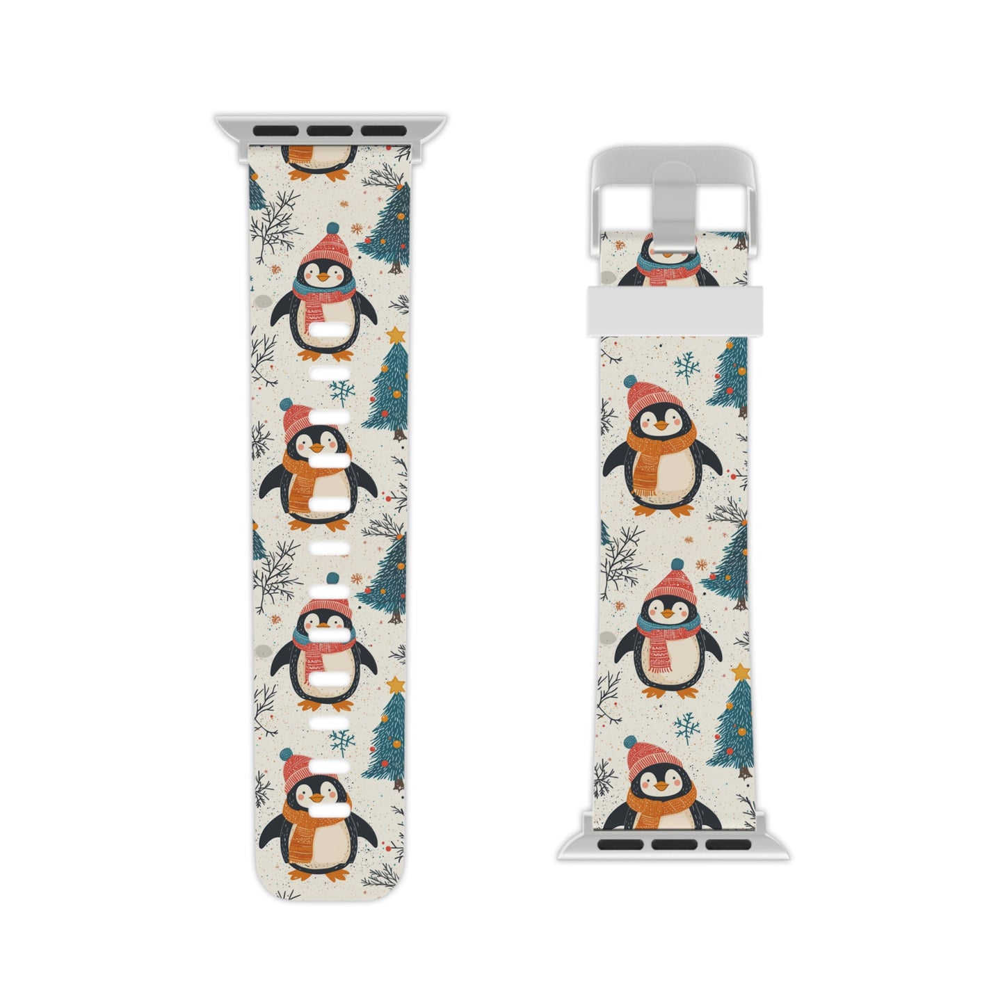  Snowy Christmas Cheer Apple Watch Band