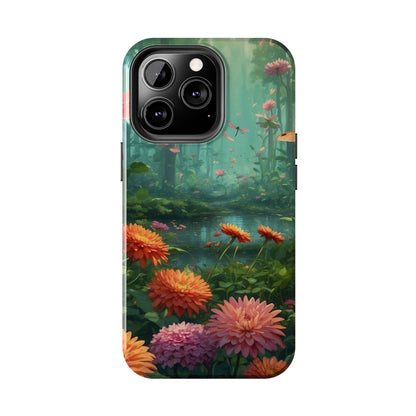 Enchanted Forest Dragonflies & Blossoms – iPhone Series Case