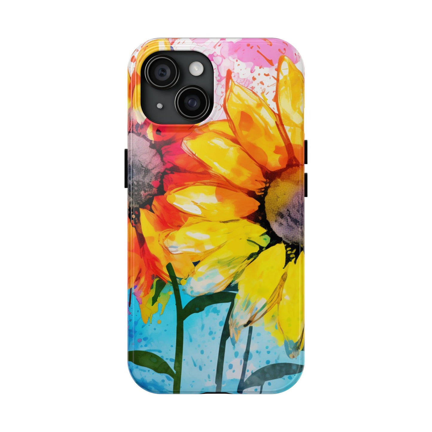 Bold Watercolor Sunflowers - iPhone Series Case