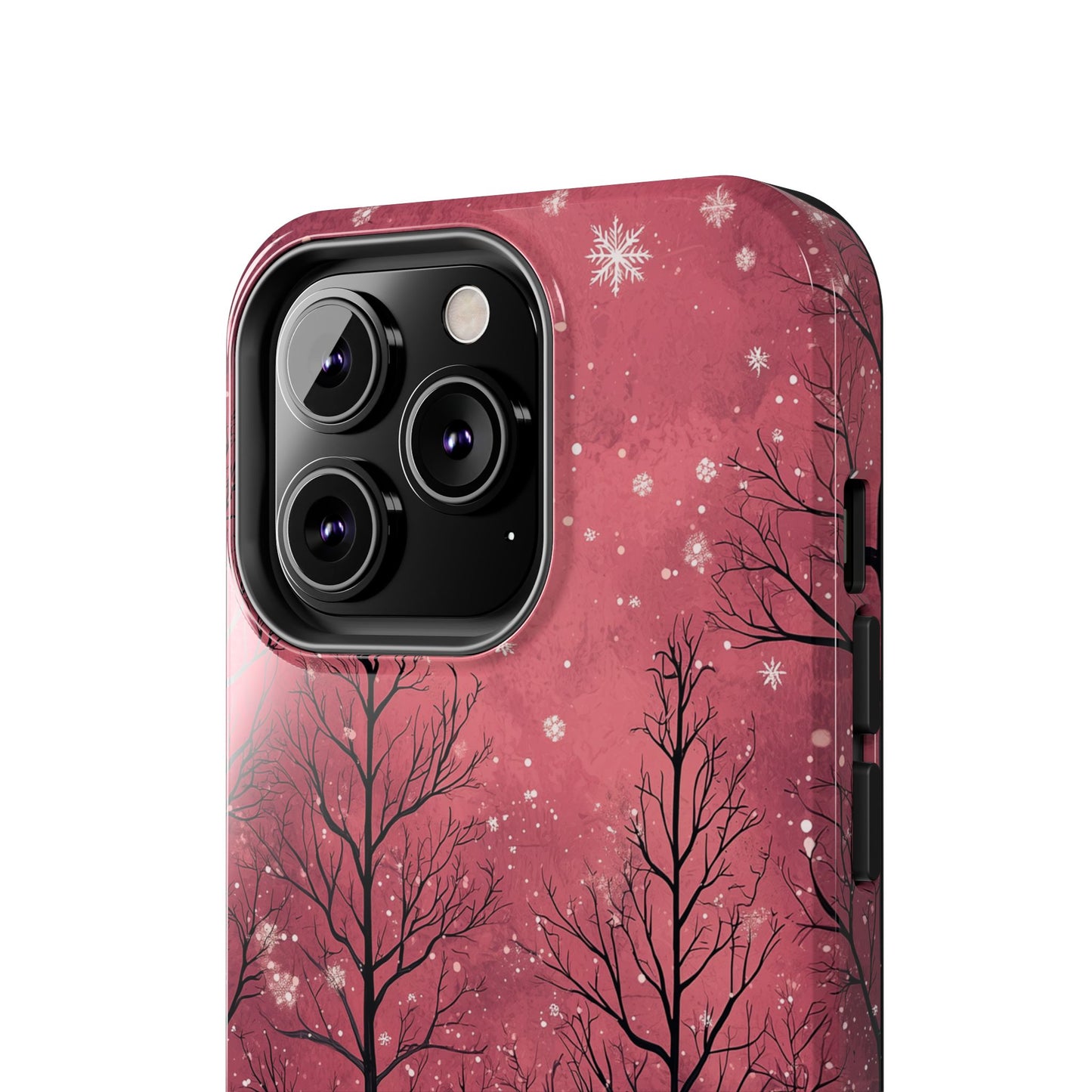 Pink Winter Twilight Forest - iPhone Series Case - BOGO Cases