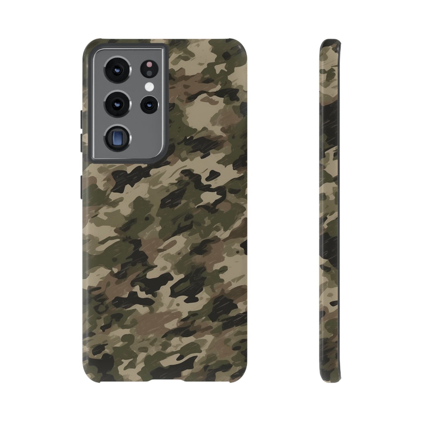 Classic Light Brown Camouflage – Premium Samsung Galaxy Case, Rugged and Stylish