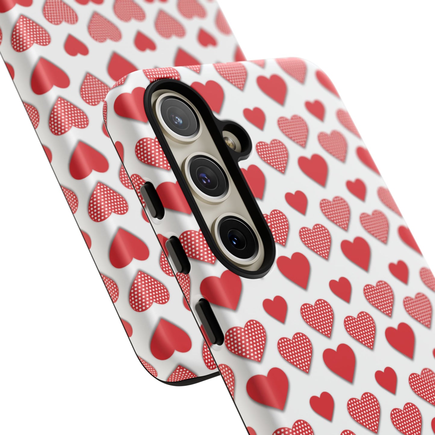 Red & Polka Dot Hearts Samsung Case