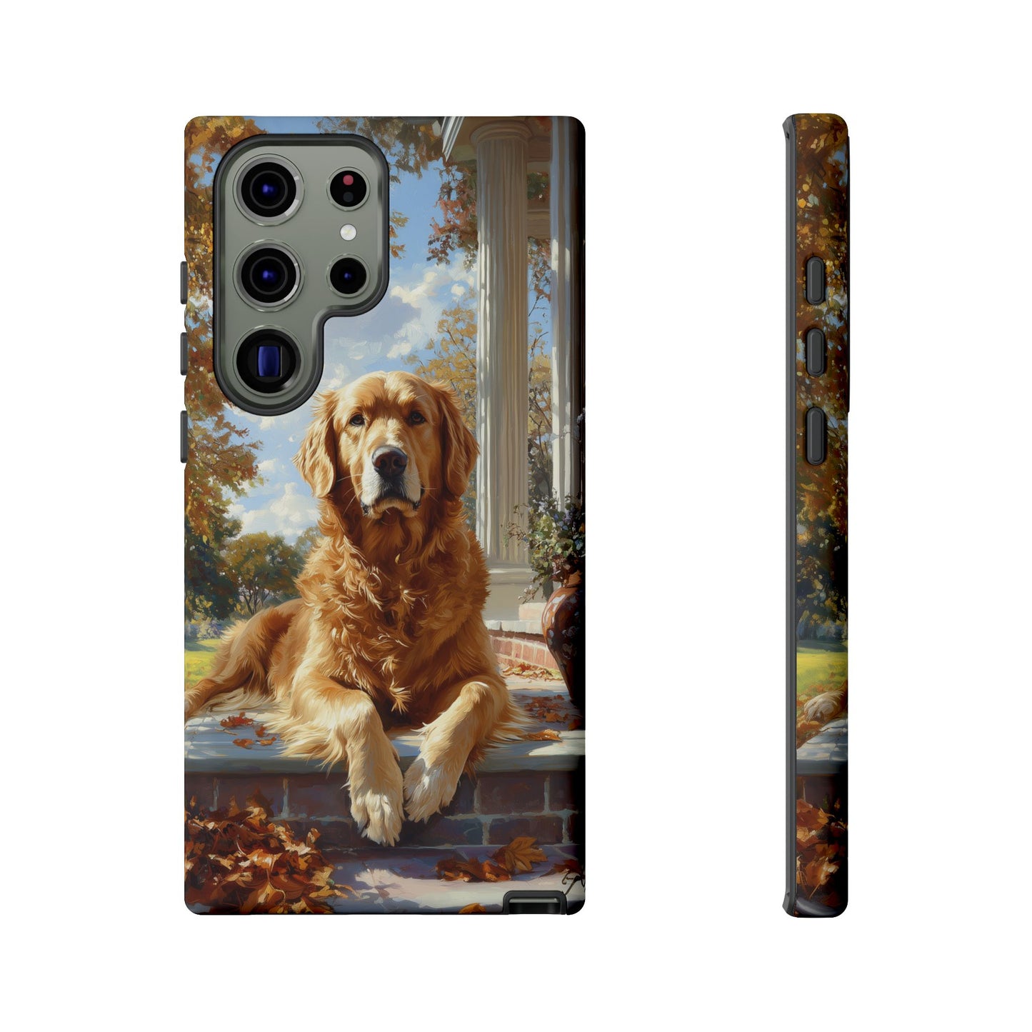 Golden Retriever Autumn Serenity - Samsung Galaxy Series Case