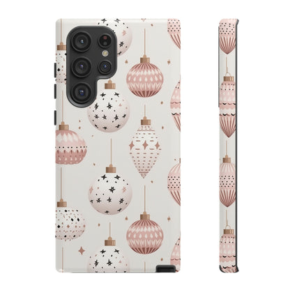 Blush Pink Holiday Ornaments - Samsung Galaxy Series Case