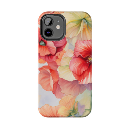 Gumamela Blush Pink Watercolor Floral – iPhone Series Case