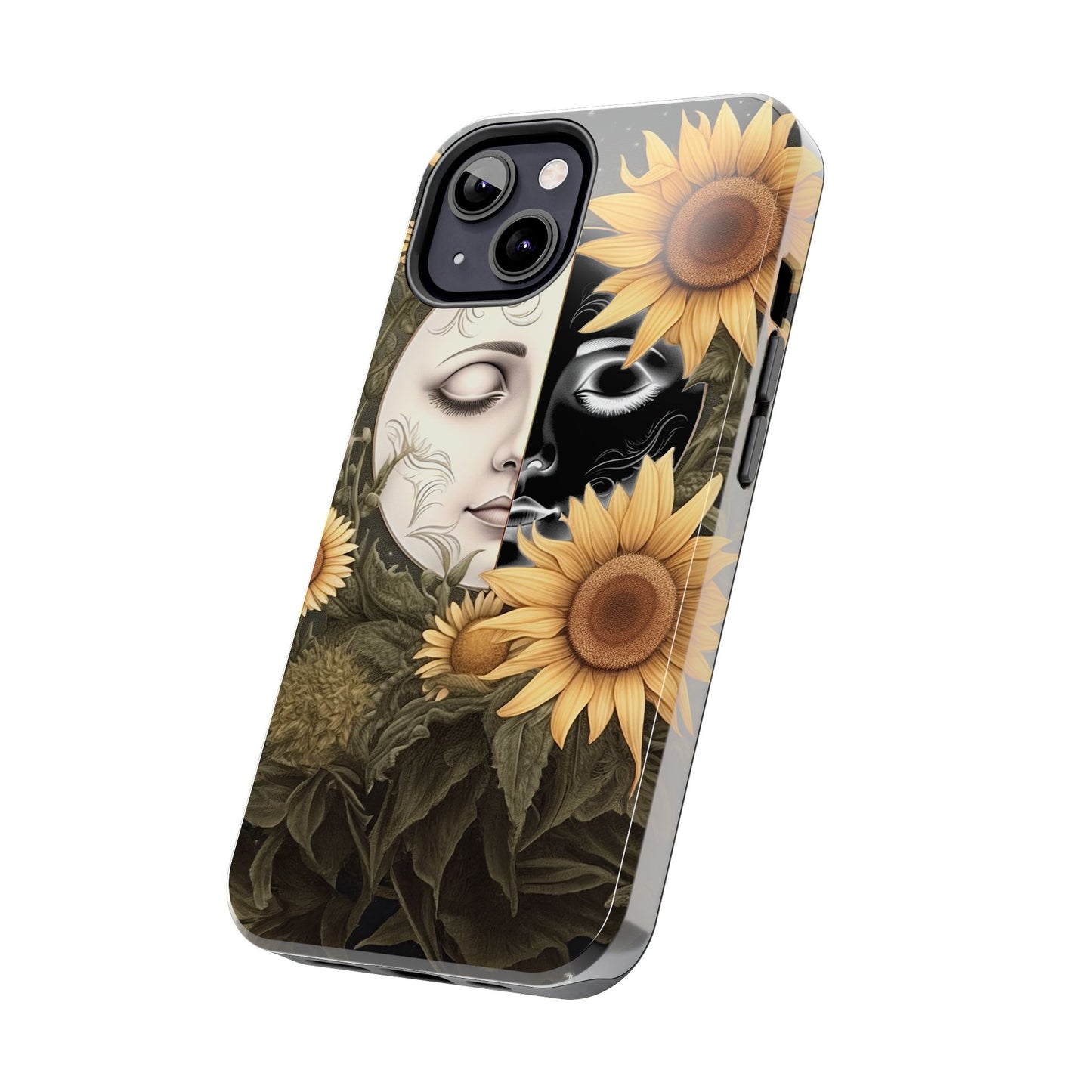 Sunflower Moon and Stars iPhone Case – Ethereal Art