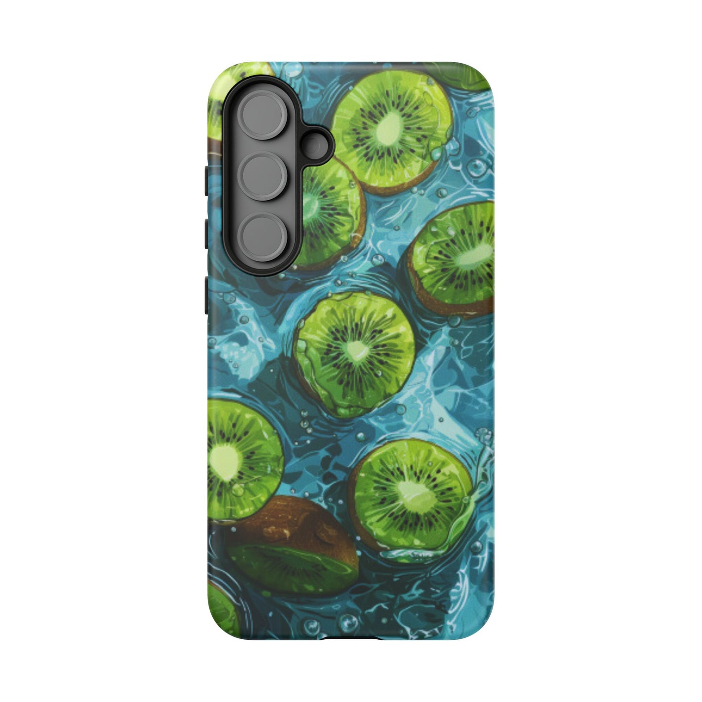 Tropical Kiwi Splash Samsung Galaxy  Case – Tough Dual-Layer, Vibrant Summer Design