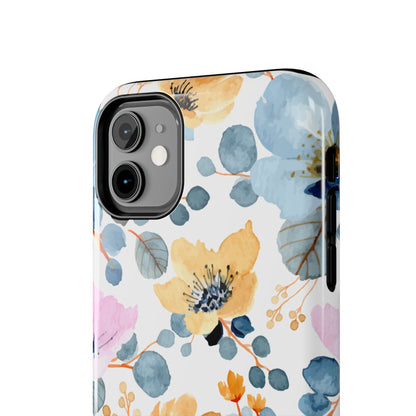 Spring Radiance – iPhone Series Case with Bright Watercolor Flowers