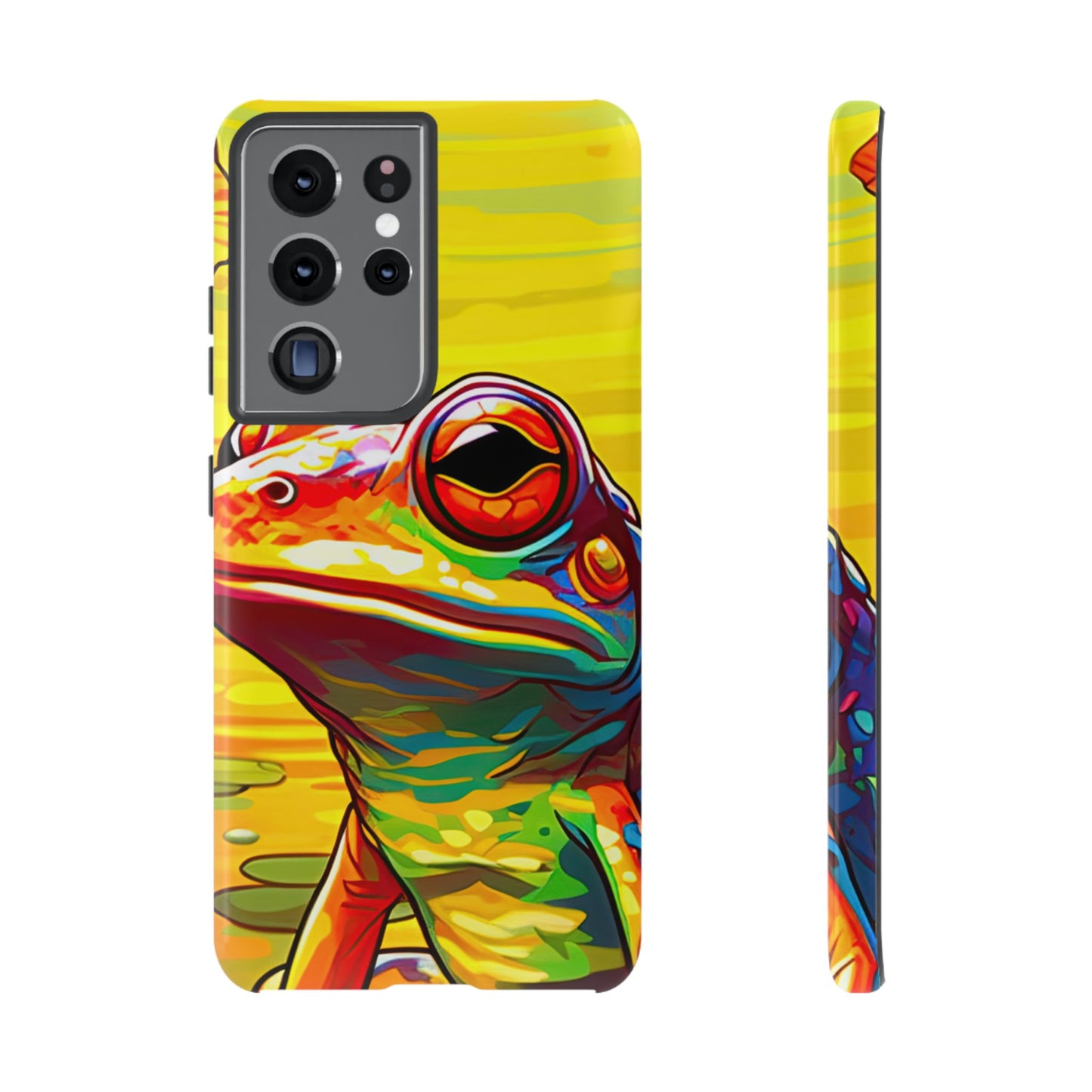 Vibrant Rainbow Frog Design – Samsung Galaxy Case