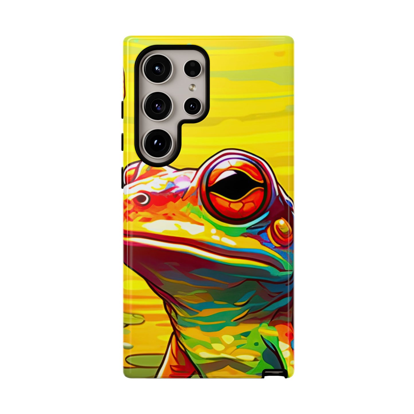 Vibrant Rainbow Frog Design – Samsung Galaxy Case