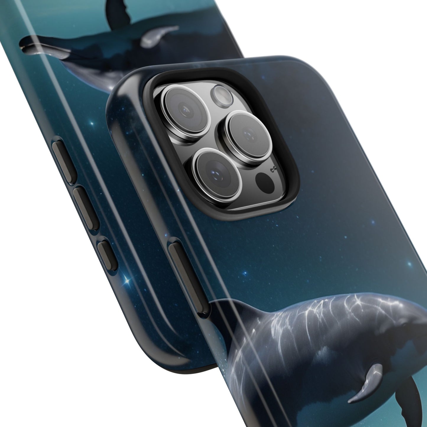 Midnight Ocean Dolphin - iPhone Case