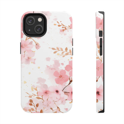 Soft Pink Cherry Blossom iPhone Case – Elegant Floral Design