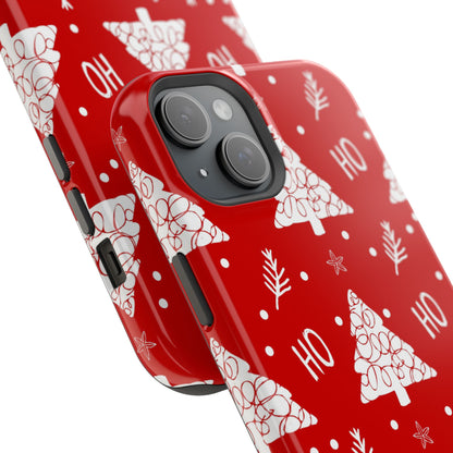 MagSafe iPhone Case: Ho Ho Ho – Christmas Tree Wonderland