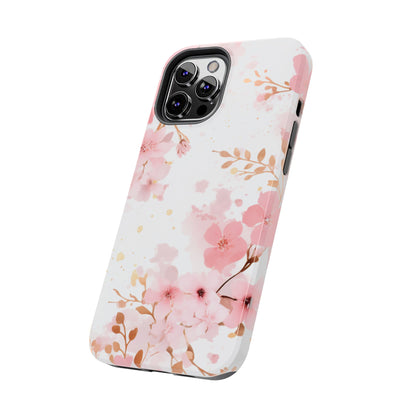 Soft Pink Cherry Blossom iPhone Case – Elegant Floral Design