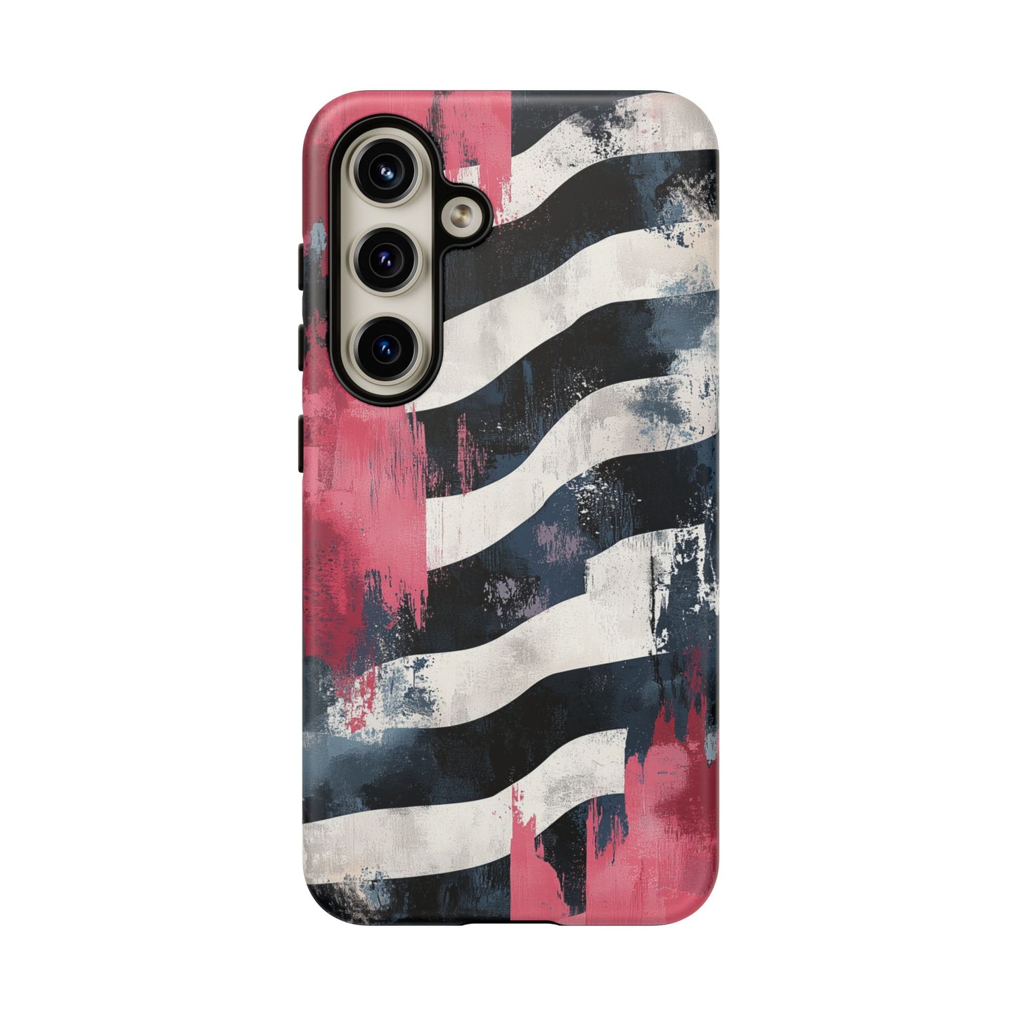 Blood Zebra Samsung Case – Bold Red & Black Pattern