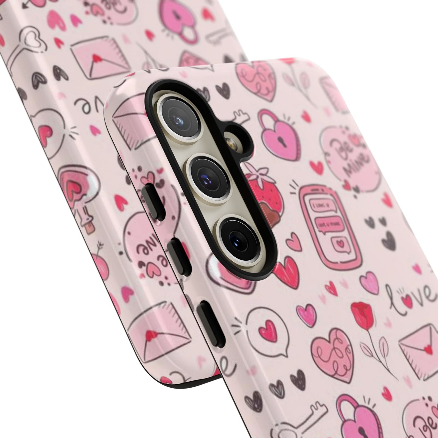 Samsung Galaxy Case: Playful Valentine's Day Icons Case