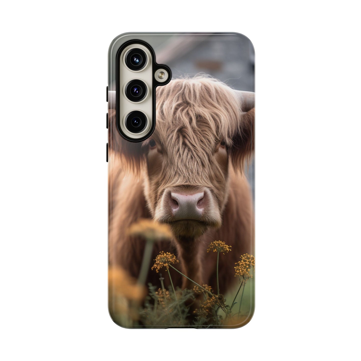 Highland Cow Phone Case | Custom Farmhouse | 10-foot Drop Protection