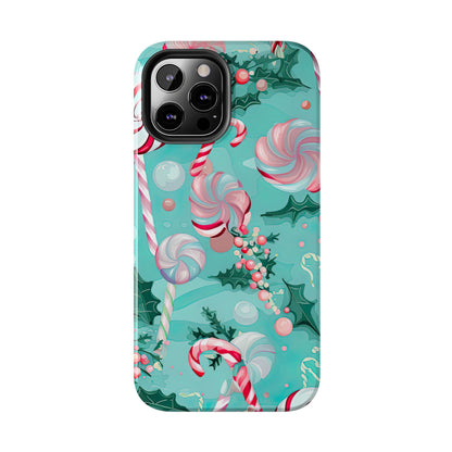 Candy Cane & Peppermint Holiday Delight – iPhone Series Case