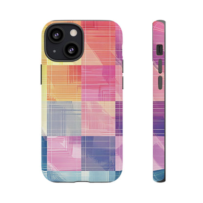 Pastel Panache Watercolor Plaid Case