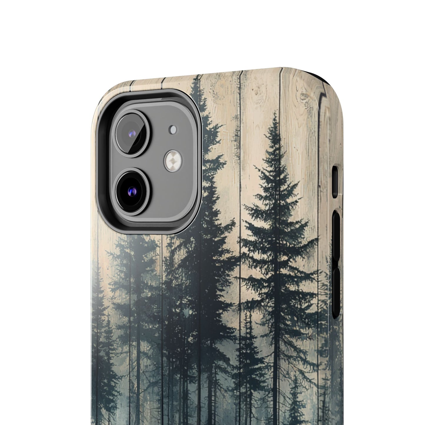 Misty Forest iPhone Case - Rustic Nature-Inspired Protective Cover