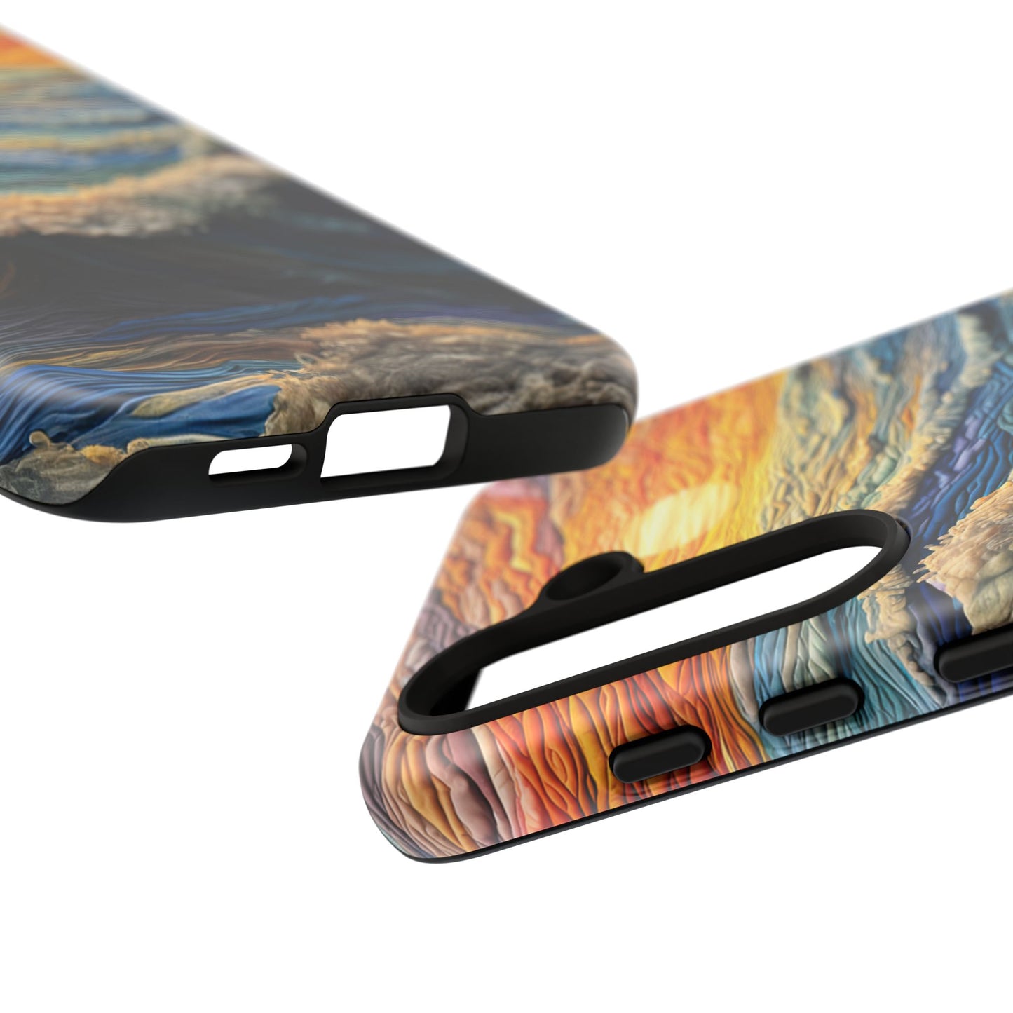 Textured Ocean Sunset Waves – Samsung Galaxy Series Case