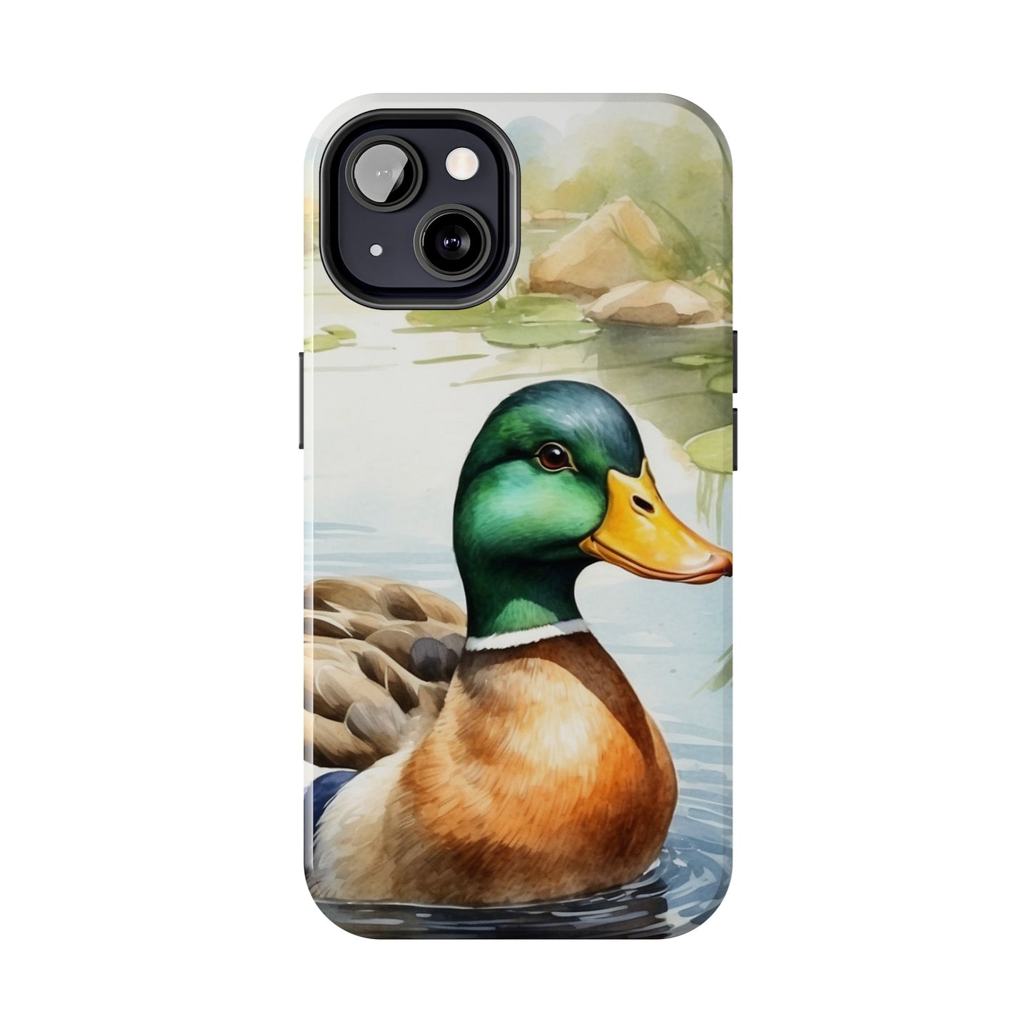 Serene Duck Reflection - iPhone Case