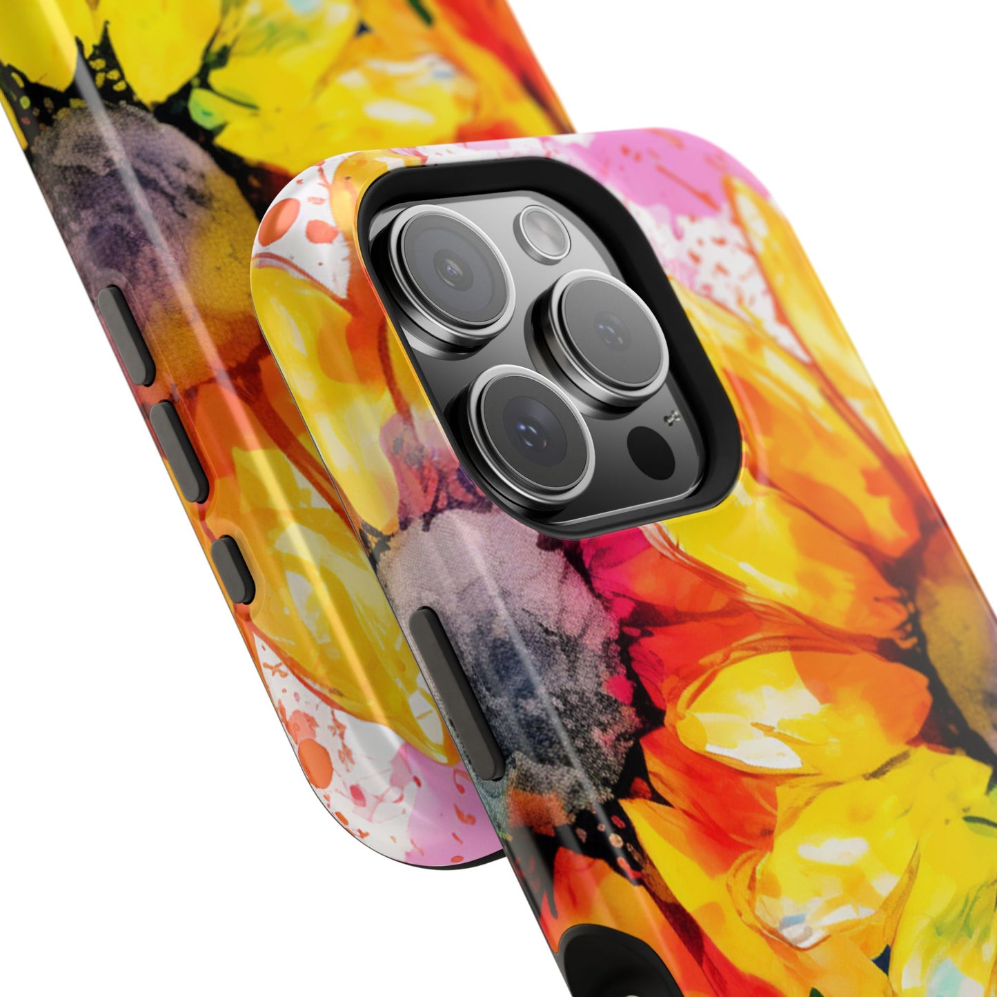 Bold Watercolor Sunflowers - MagSafe iPhone Series Case