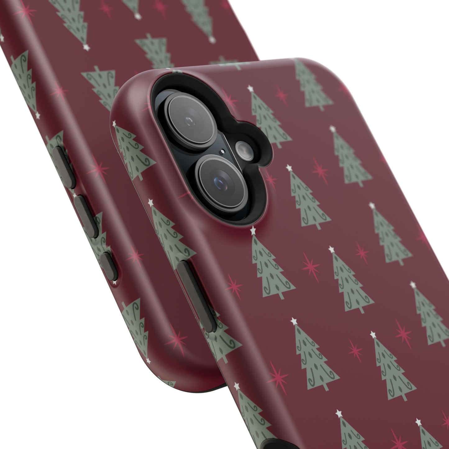 Retro Christmas Tree Pattern – MagSafe iPhone Series Case