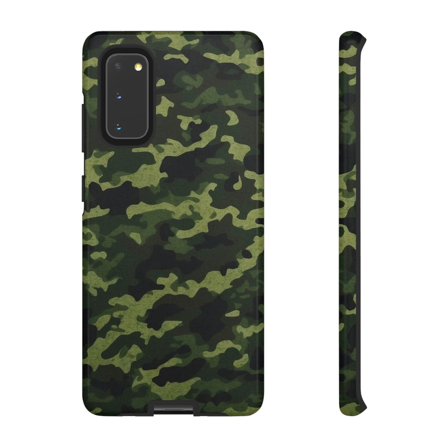 Dark Green Camouflage – Samsung Galaxy Case, Durable and Stylish